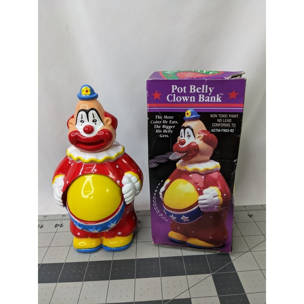 Pot Belly Clown Bank JSNY 9881